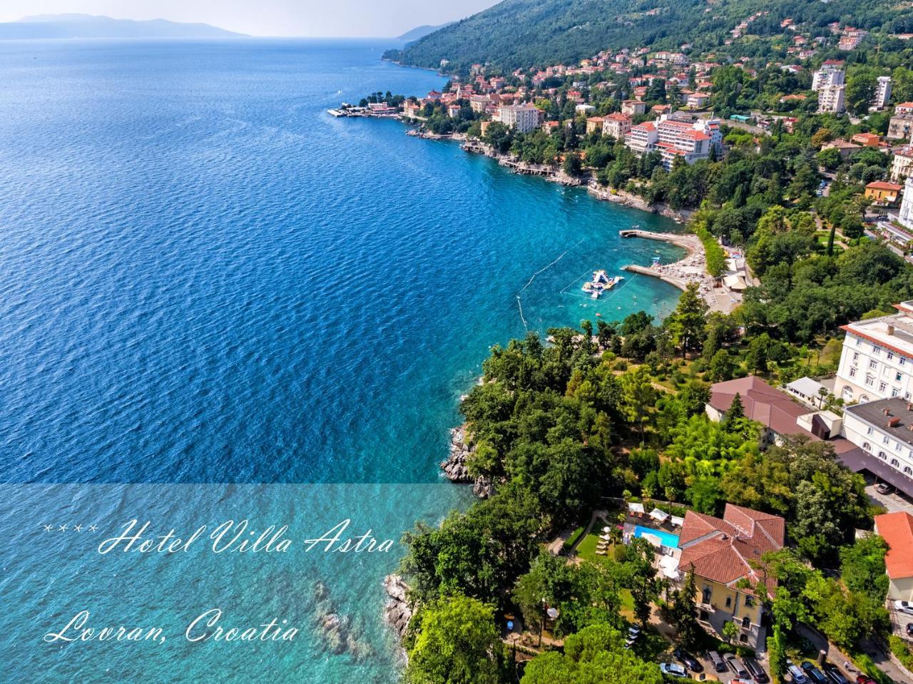 Hotel Villa Astra Lovran Exteriör bild